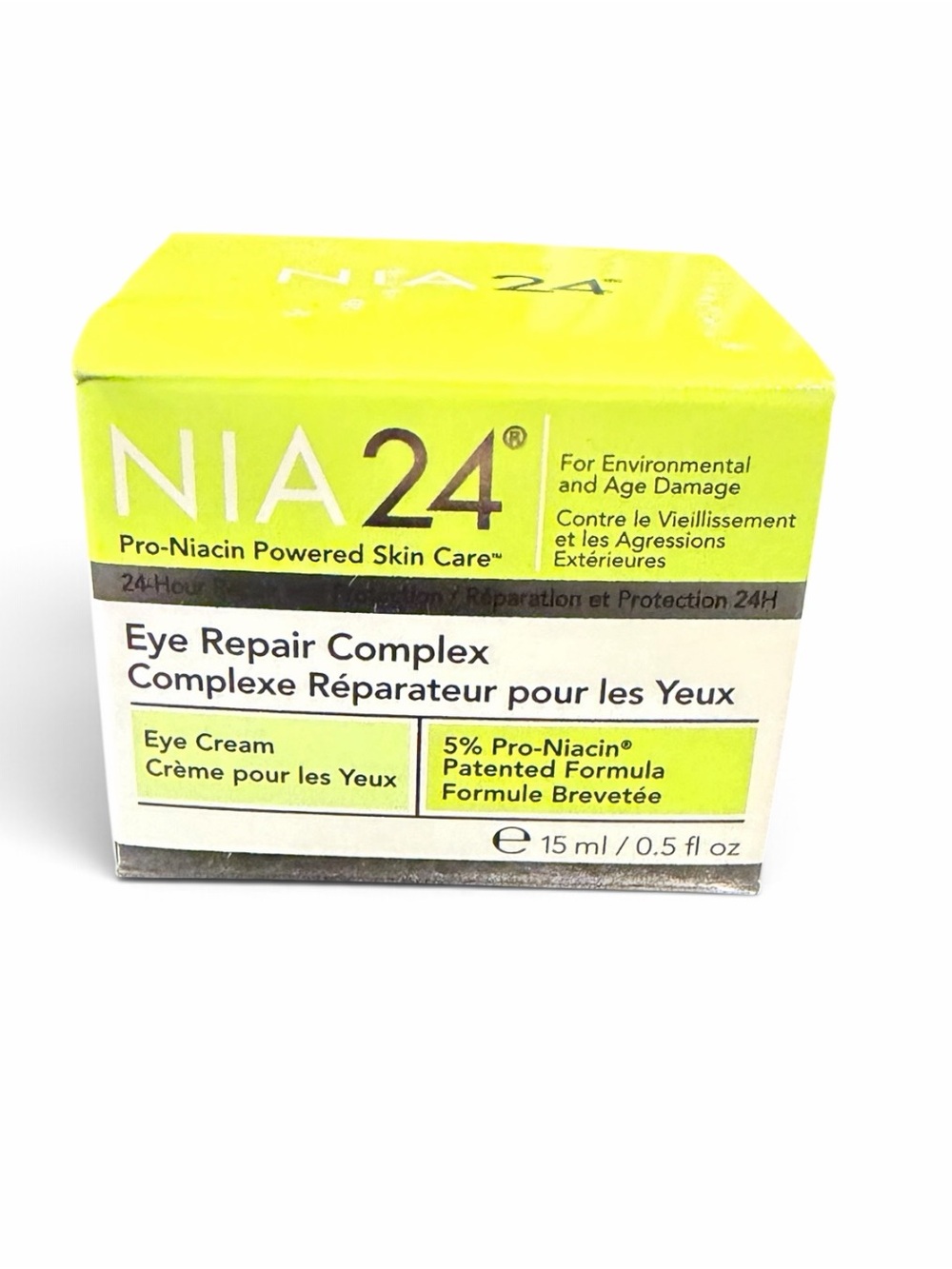 New in Box NIA24 Eye Repair Complex 5% Pro-Niacin Patented Formula 0.5 fl. oz.
